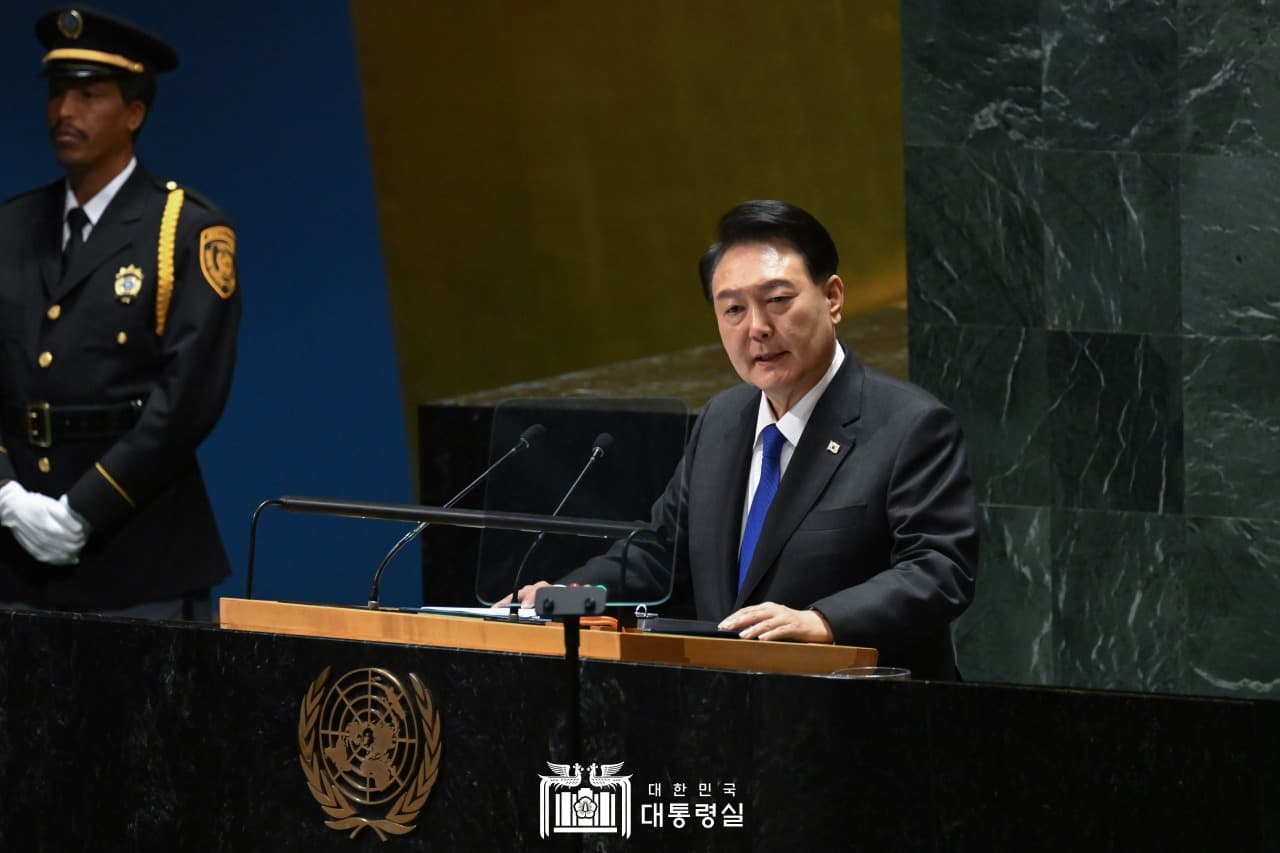대통령 “개발·기후·디지털 격차 해소…국제사회 책임 다할 것”