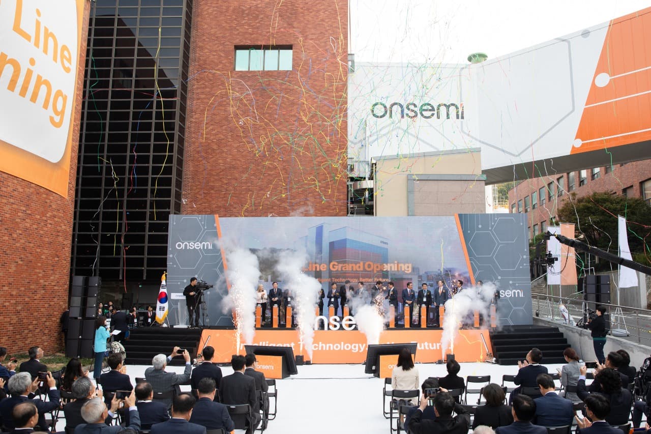경기도, 세계 2위 전기차용 전력반도체 기업  미국 온세미 신소재 연구소ㆍ제조시설 준공. 지역 내 1천 명 고용 기대
