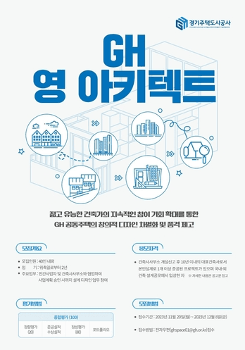 경기주택도시공사, 'GH 영 아키텍트' 모집