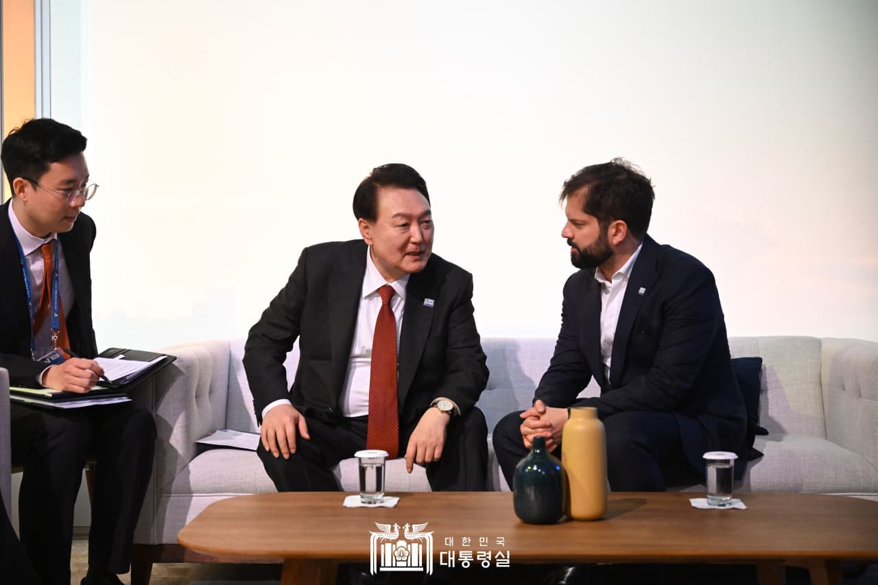 대통령, “리튬 등 자원 부국인 칠레와 핵심 광물 파트너십 구축 희망”