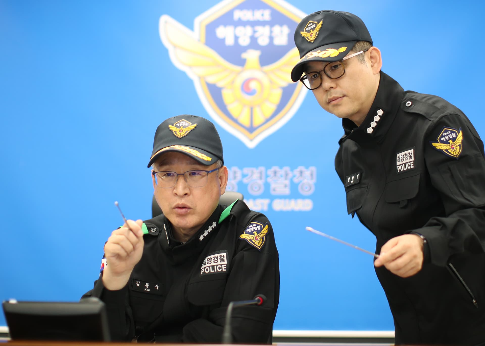 해양경찰청장, 북 위성 발사 관련 상황점검