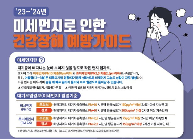 고용부, 미세먼지 대비 근로자 건강보호 대책 시행