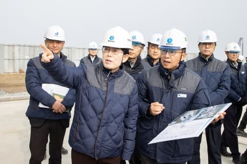 최연혜 가스공사 사장, LNG 생산 현장서 안전 점검 전개