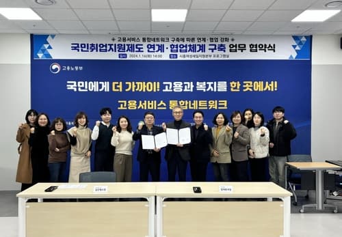시흥시, '국민취업지원제도' 업무협약 통해 취업특화 서비스 일원화