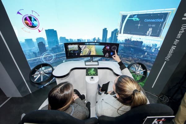 KT, MWC 2024서 UAM 운항 안전성 확보 위한 기술 선보여