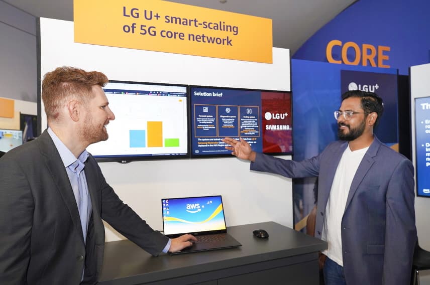 LG 유플러스, AWS-삼성전자와 AI로 5G 장비 용량 자동으로 조절한다