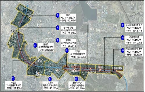 인천시, 인천대로 주변 11개 지구 활성화 방안 모색
