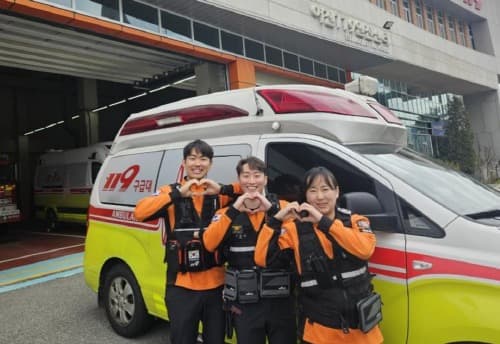 세종소방서 구급대원 도움으로 구급차 안에서 새 생명 탄생