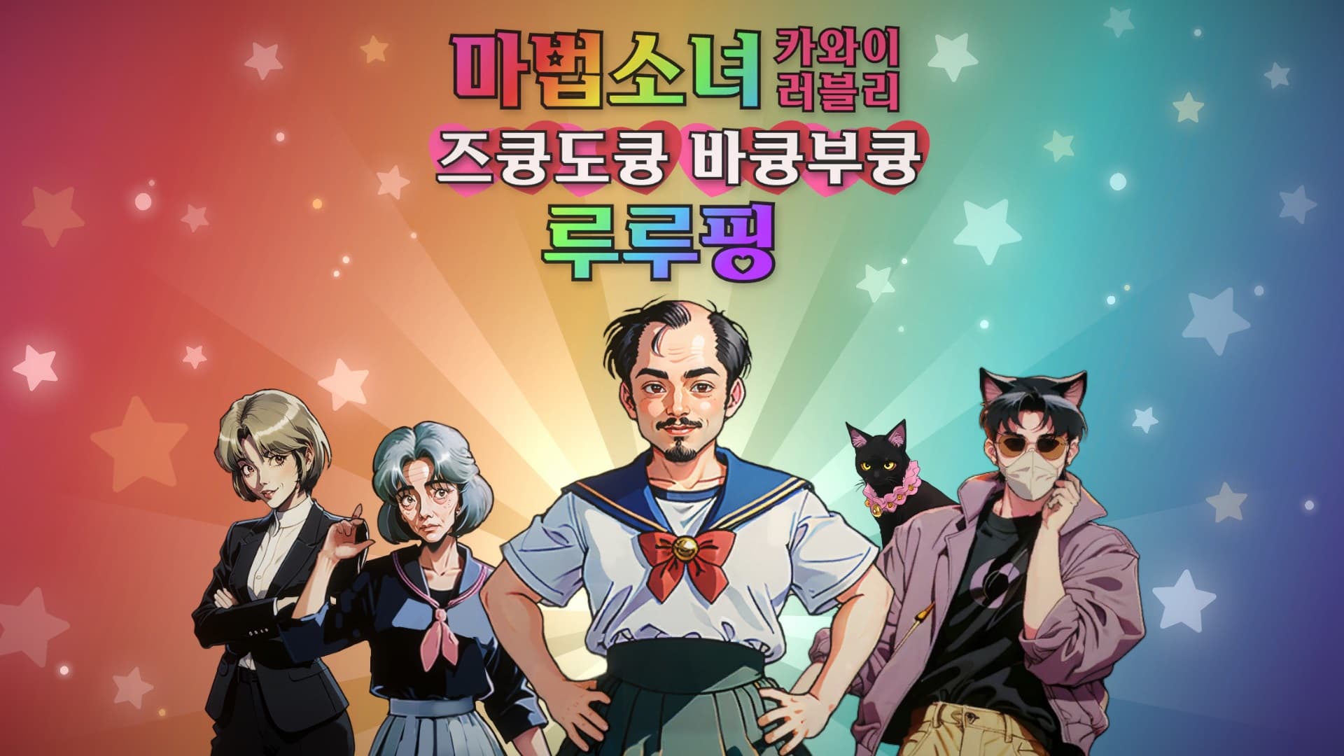 렐루게임즈, AI 게임 ‘마법소녀 카와이 러블리 즈큥도큥 바큥부큥 루루핑’ 스팀 얼리 액세스 출시