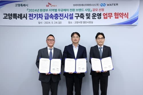 고양시, 전기자동차 급속충전시설 52곳 구축