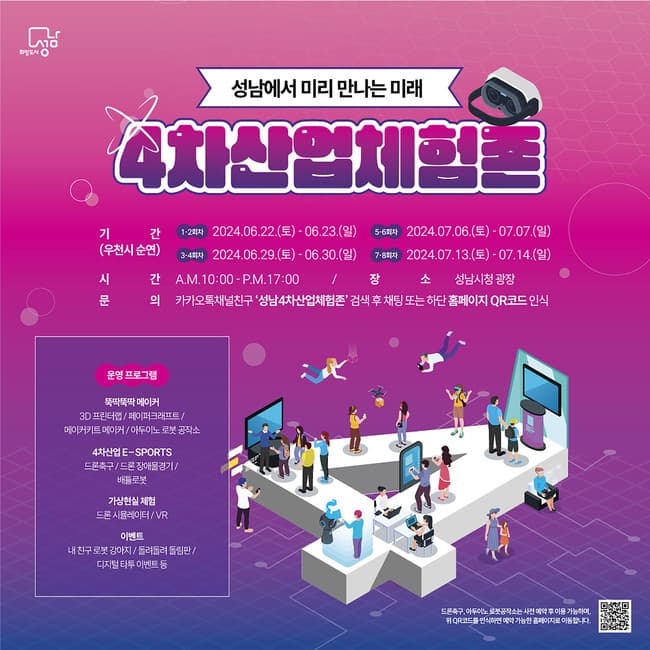 성남시, “4차산업 미래 혁신 기술 미리 만나 보세요”