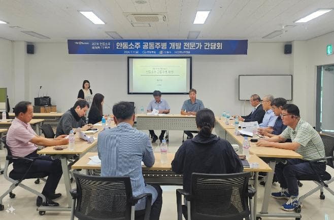 안동소주 공동주병 11월경 공개