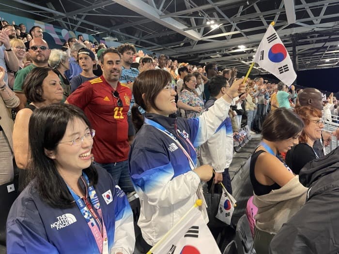 장미란 차관, 파리올림픽 현장 지원…사전훈련센터 등 시설 점검