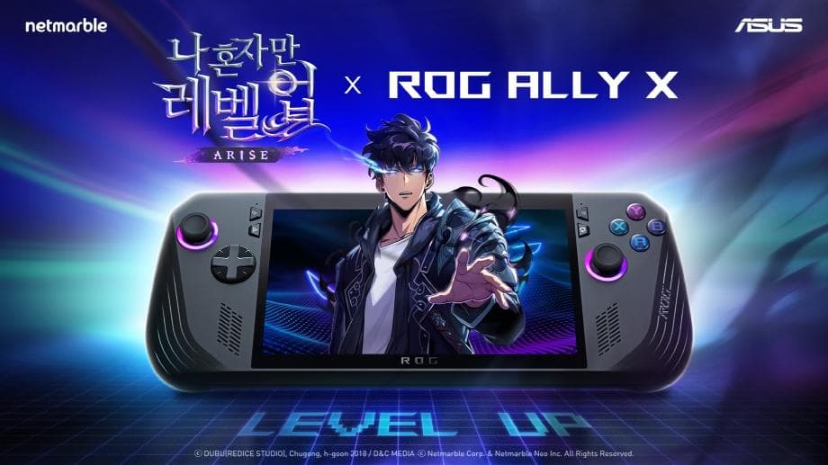 나 혼자만 레벨업:어라이즈, 에이수스 게이밍 UMPC ‘ROG Ally X’와 콜라보