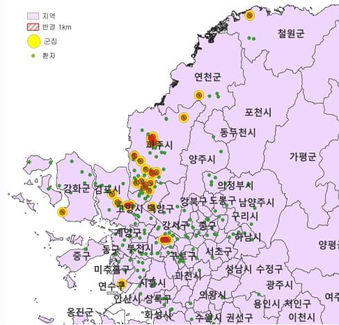 전국 말라리아 경보, 매개모기에서 삼일열말라리아 원충 확인