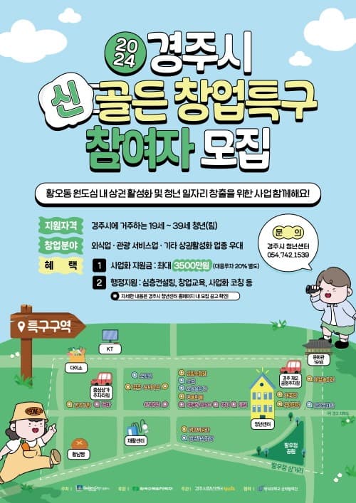 경주시 청년 창업에 2.5억원 지원