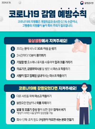 질병청, 코로나19 유행 관계부처 합동대응