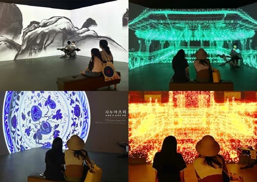 신세계百, 대전에서 문화유산 복원한 미디어 아트 전시 선봬
