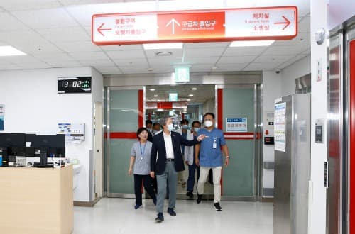 정기석 국민건강보험공단 이사장 추석연휴 대비 일산병원 비상대응 현장 점검 나서