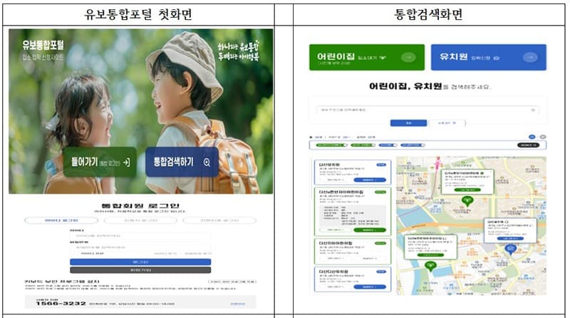 어린이집 입소·유치원 입학 신청을 한곳에서…11월 1일 ‘유보통합포털’ 개통