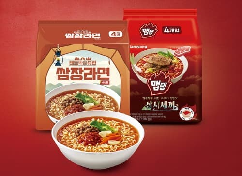 SNS 화제의 그 라면… 오직 이마트에서만! 이마트, ‘텐트 밖은 유럽 쌈장라면’ 단독 출시