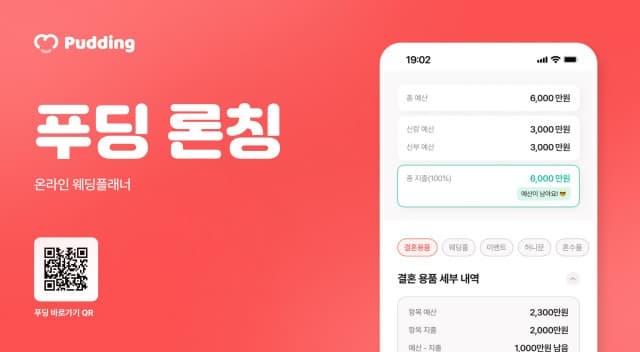 러너스, 결혼 준비를 위한 온라인 웨딩플래너 ‘푸딩’ 론칭