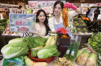 이마트 ‘김장대전’, 국내산 배추 1천원대 판매