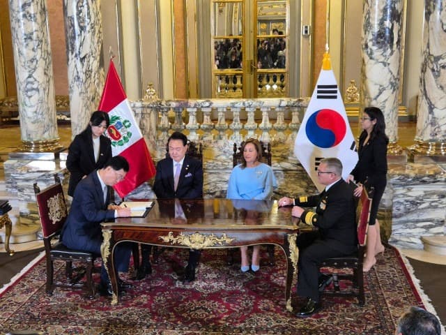 HD현대, 페루와 ‘팀 코리아’로 방산협력 확대