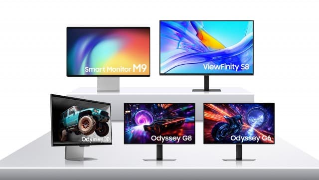 삼성전자, CES 2025서 모니터 신모델 5종 공개