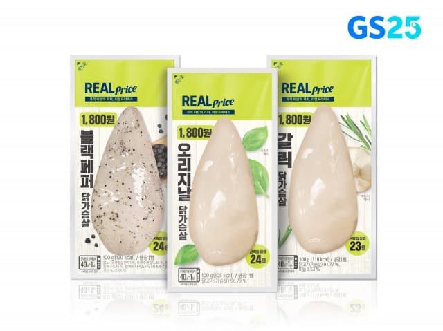 GS25, 350만 개 판매된 1등 닭가슴살 상품 가격 22% 낮췄다