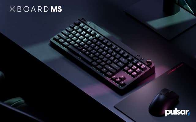 펄사 게이밍 기어, 35K 스캔레이트 게이밍 키보드 ‘XBOARD MS’ 출시
