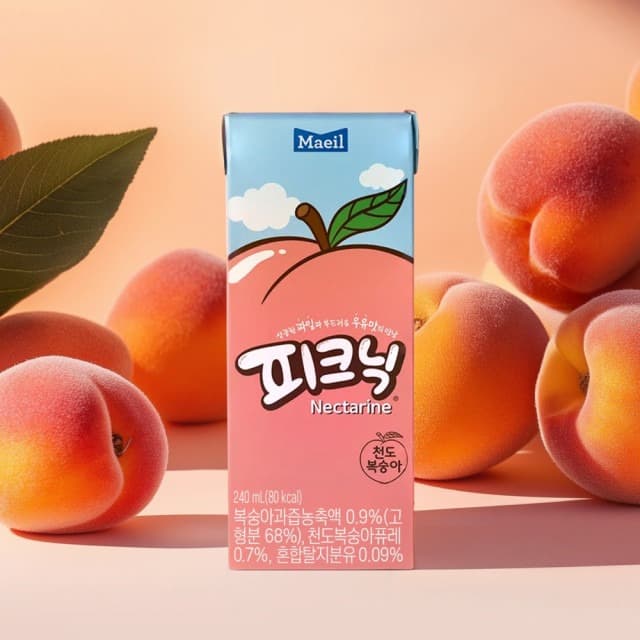 매일유업, 천도복숭아 퓨레 담은 ‘피크닉 천도복숭아’ 출시