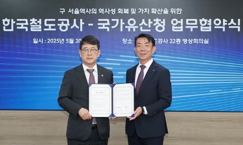 코레일, 국가유산청과 ‘옛 서울역 복원’ 위한 협약 체결
