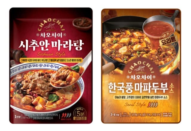 차오차이 ‘시추안 마라탕’ 및 ‘한국풍 마파두부 소스’ 출시