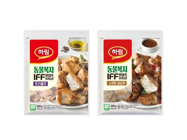 하림 ‘동물복지 IFF 한입쏙 닭가슴살’ 신제품 2종 출시