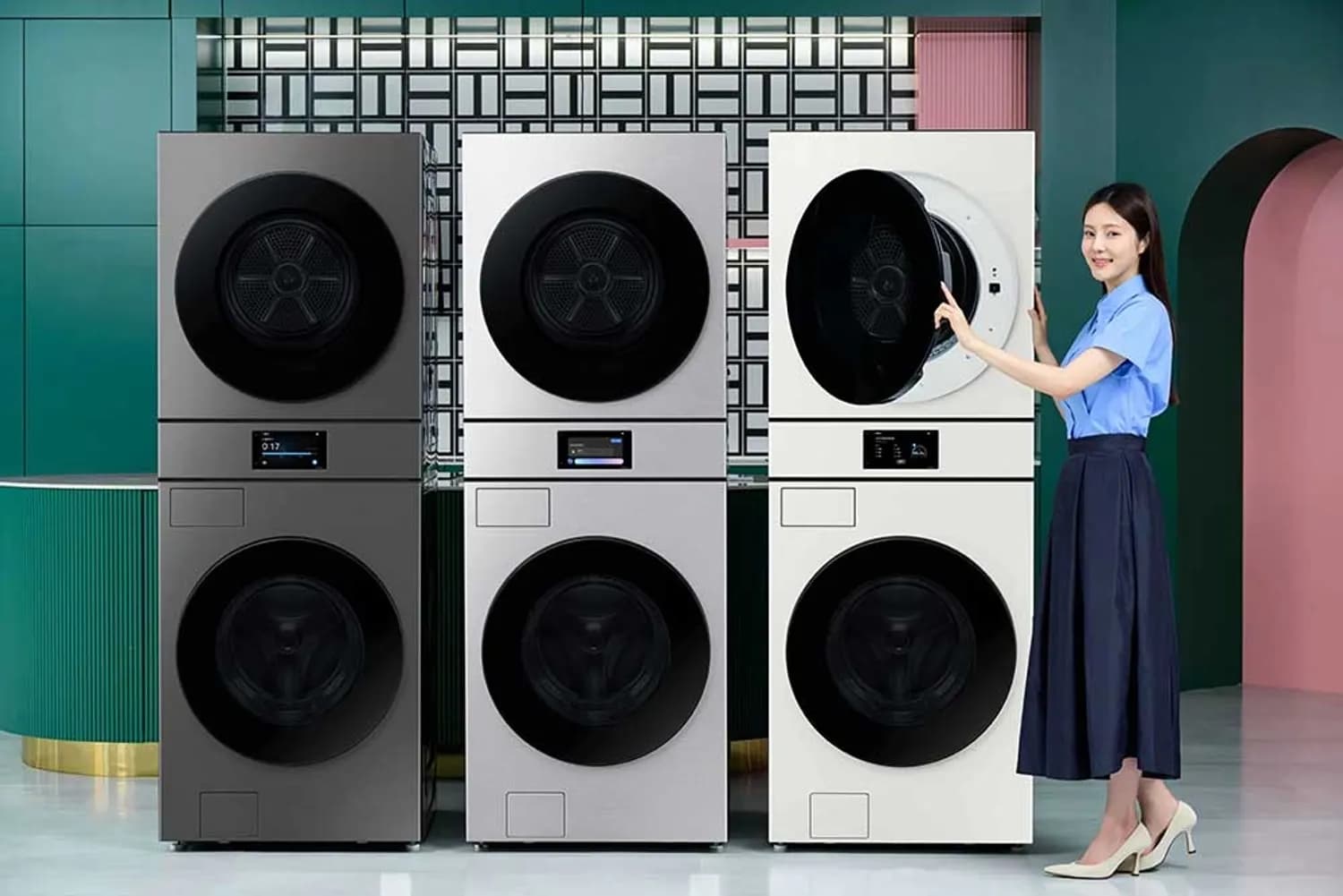 삼성전자, AI 기능 강화한 2025년형 ‘비스포크 AI 원바디’ 세탁기∙건조기 출시