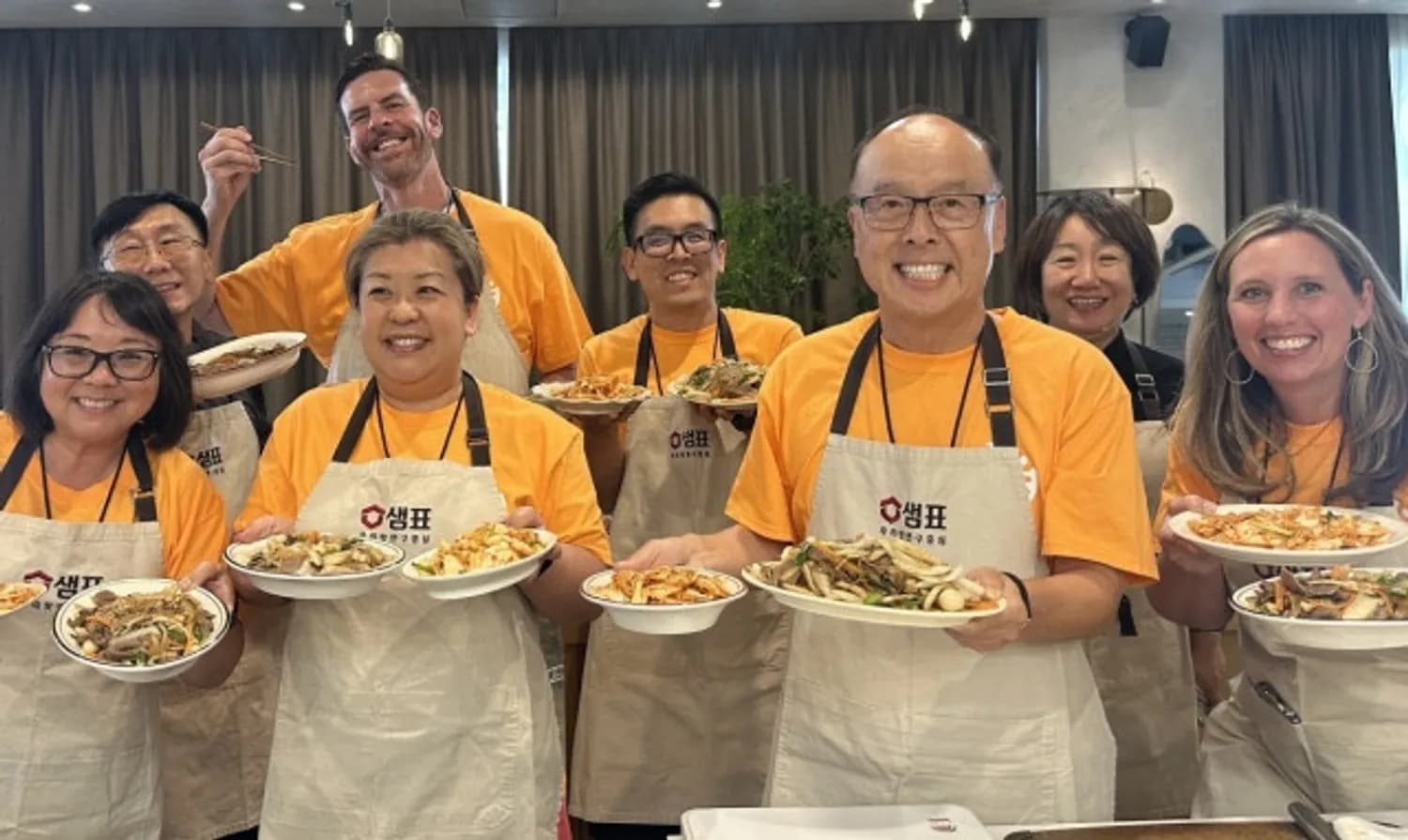 샘표, 미국 초·중·고 교육 행정가 대상 한식 요리 체험 프로그램 진행