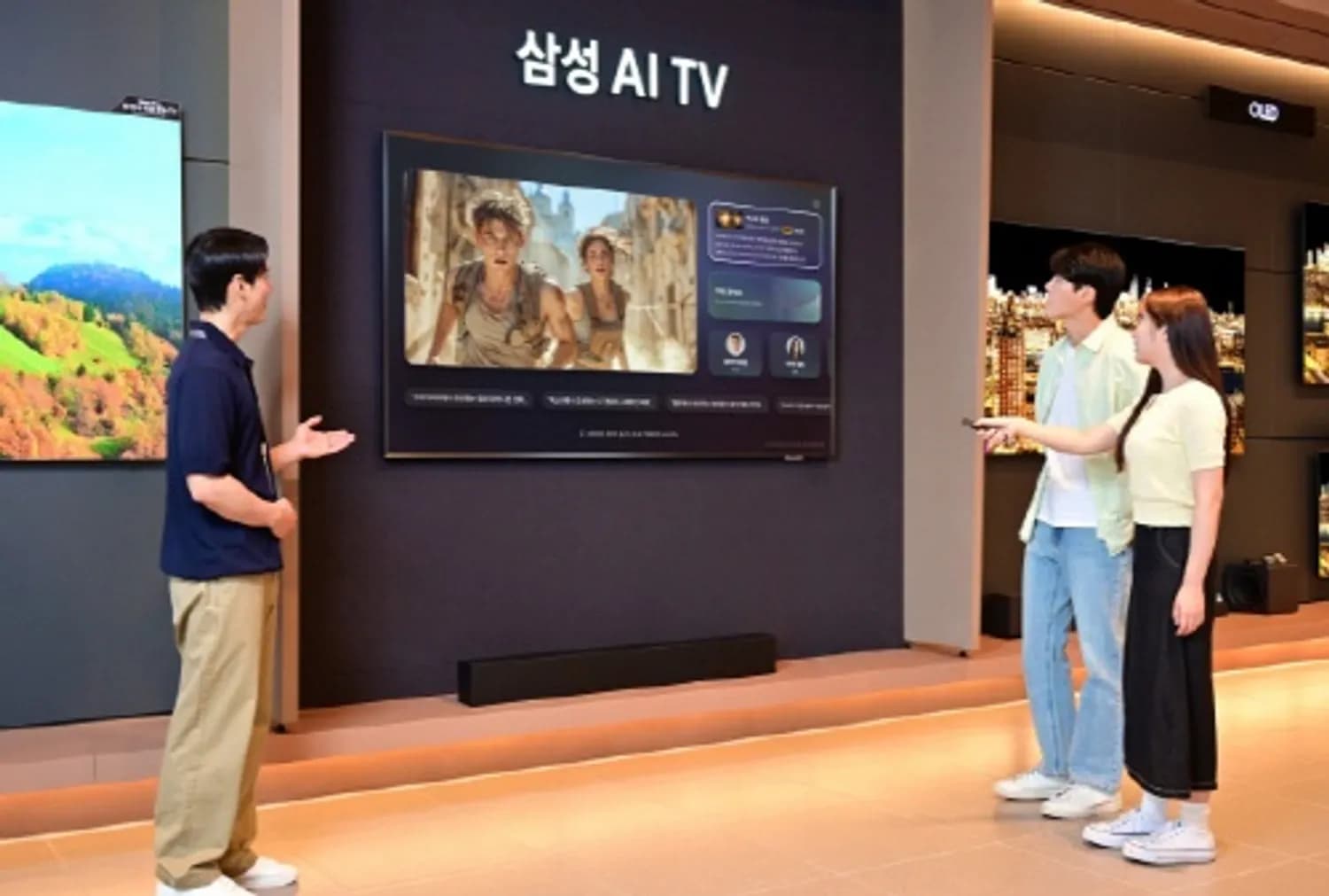 삼성 AI TV에 물어보세요 ‘클릭 투 서치’ 체험 이벤트