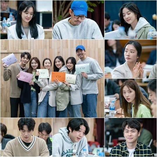 오피스 멜로 드라마 ‘VIP’ 장나라X이상윤, 배우들의 첫 대본리딩 현장…열정+케미 폭발